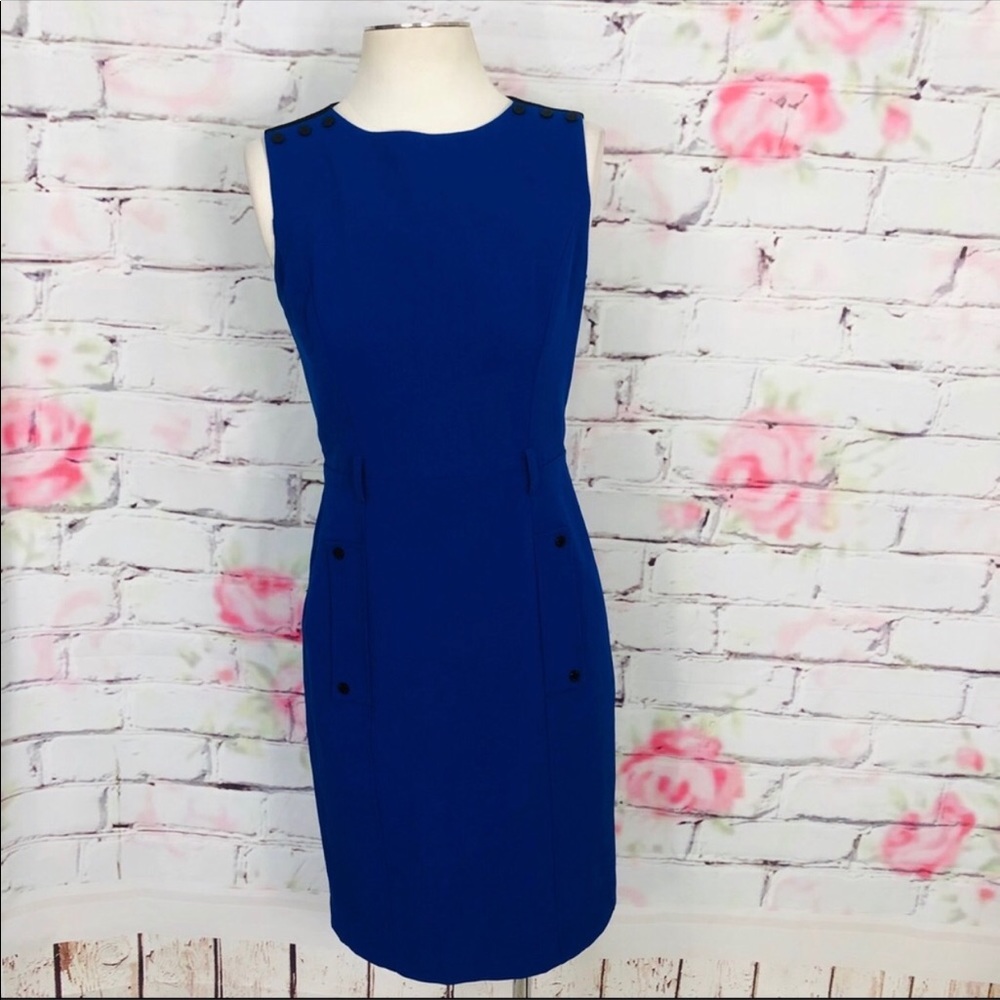 Calvin Klein color block dress